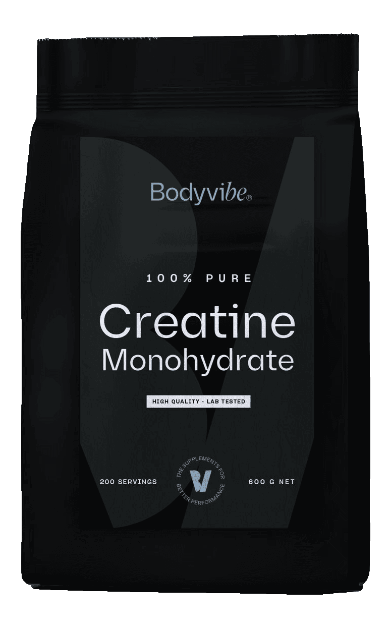 Bolsa negra de Creatine Monohydrate de Bodyvibe